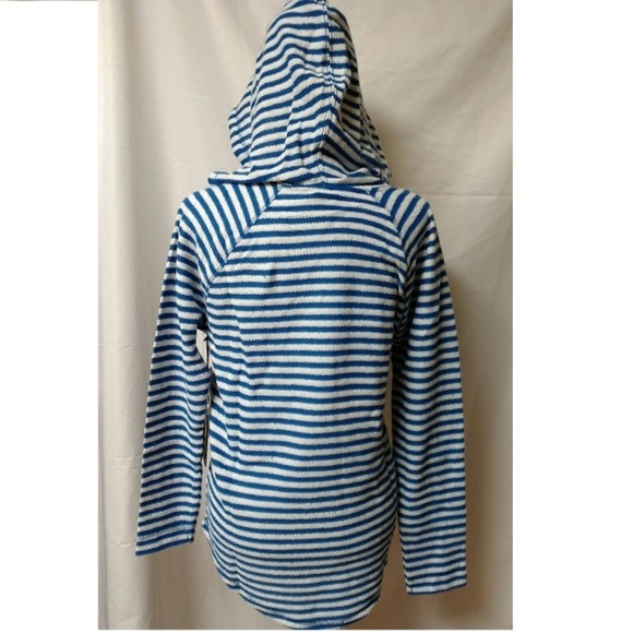 Indianapolis Colts Hoodie Blue White Striped MED - Picture 2 of 4
